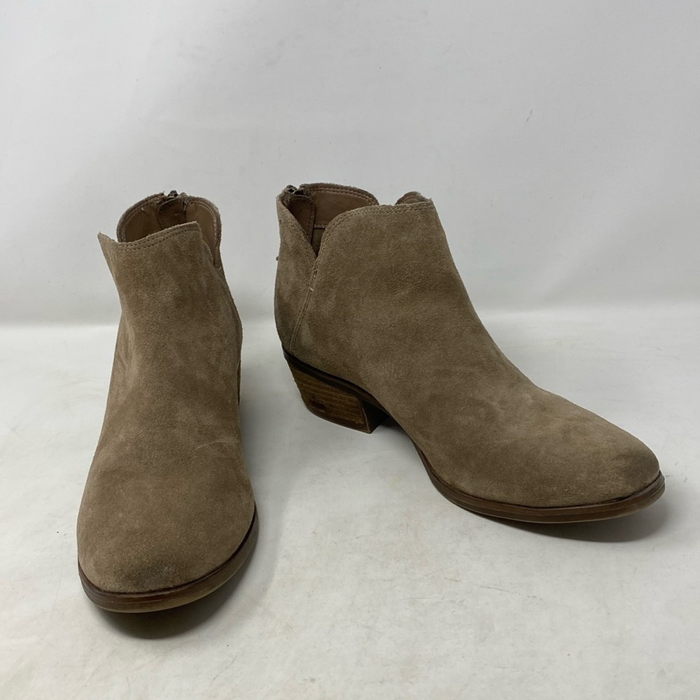 Michael by Michael Shannon Nadya Notch Suede Zippered Ankle Boots - Picture 2 of 8